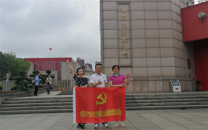 馨欣公益党支部湖南党史陈列馆学习湖南党史