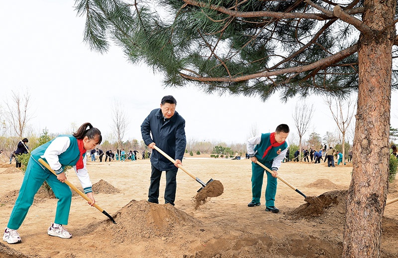 习近平：努力建设人与自然和谐共生的现代化