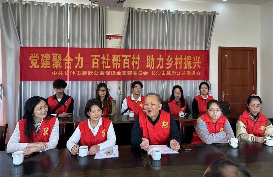 党建聚合力百社帮百村：馨欣公益党支部开慧镇助力乡村振兴
